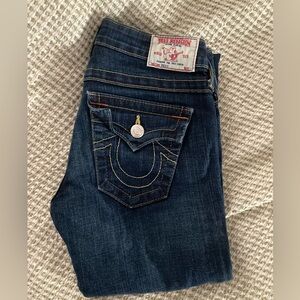 True Religion low rise flared jeans long pants